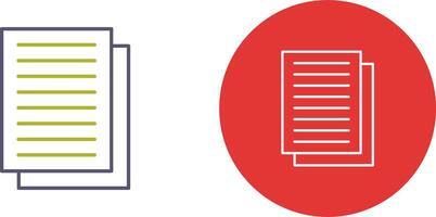 Document Icon Design vector
