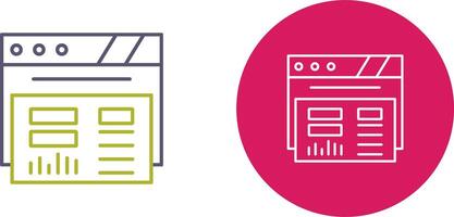 Dashboard Icon Design vector