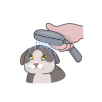 Cat taking a shower Meme Sticker Tshirt Illustration png