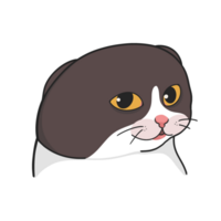 Melvin Forgotten Cat Meme Sticker Tshirt Illustration png