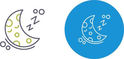 Sleeping Icon Design vector
