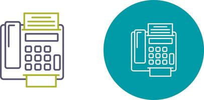 fax Machine Icon Design vector