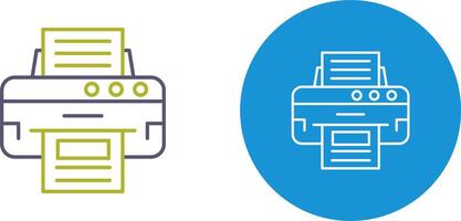 Printer Icon Design vector