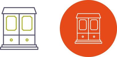 Wardrobe Icon Design vector