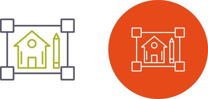 Blueprint Icon Design vector