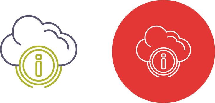 Cloud Computing Icon Design vector