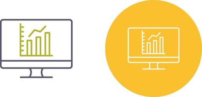 Chart Icon Design vector