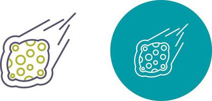 Meteorite Icon Design vector