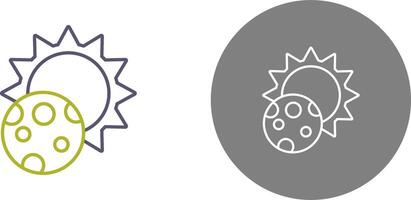 Eclipse Icon Design vector