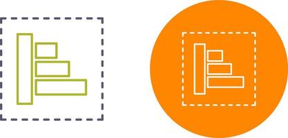 Object Alignment Icon Design vector