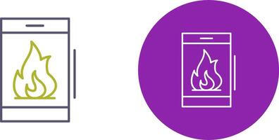 Fire Icon Design vector