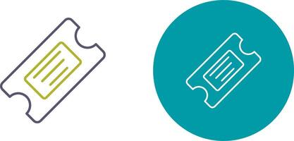 Ticket Icon Design vector