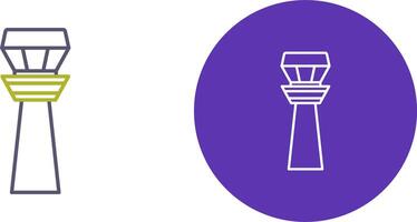 Control Tower Icon Design vector