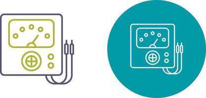 Voltmeter Icon Design vector