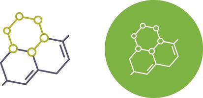 Molecule Icon Design vector