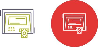 ATM Icon Design vector