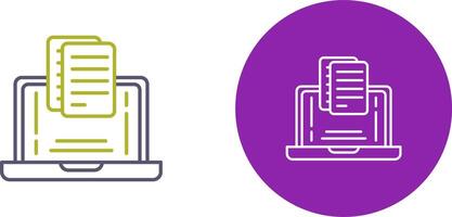 Document Icon Design vector