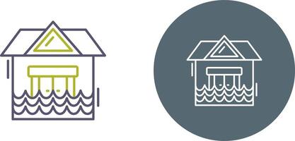 Natural Disaster Icon Design vector