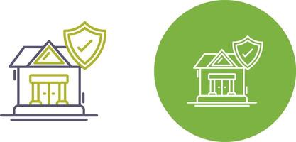 House Protection Icon Design vector