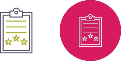 Result Icon Design vector