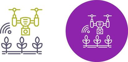 Smart Farm Icon Design vector