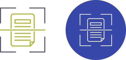 Scan Icon Design vector