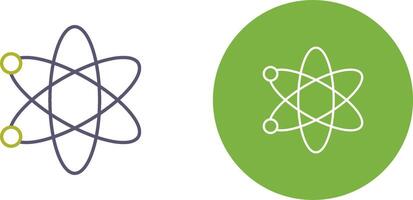 Atom Icon Design vector