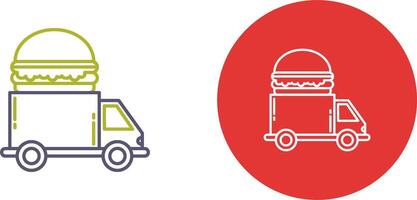 Fast Food Truck Icon Design vector