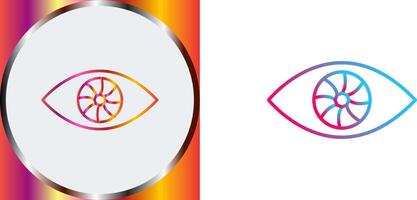 Unique Eye Icon Design vector