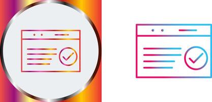 Unique QC Passed Icon Design vector