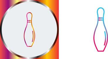 Bowling Pin Icon Design vector