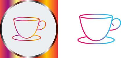 Tea Cup Icon Design vector