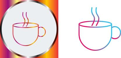 Hot Coffee Icon Design vector