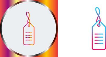 Unique Sale Tag Icon Design vector