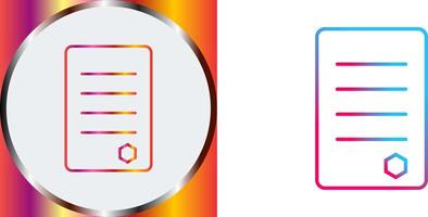 Unique Reports Icon Design vector