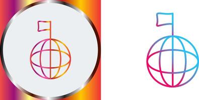 Unique Global Signals Icon Design vector