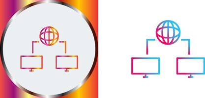 Unique Internet Connectivity Icon Design vector