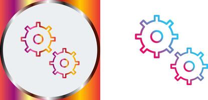 Unique Configurations Icon Design vector