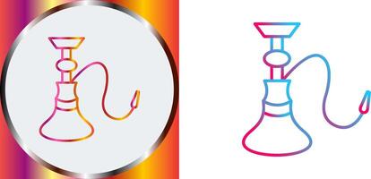 Unique Hookah Icon Design vector