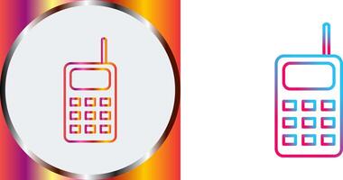 Unique Walkie Talkie Icon Design vector
