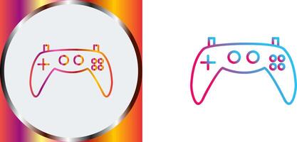 Unique Gaming Console Icon Design vector