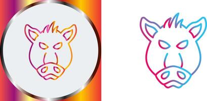 Pig Icon Design vector