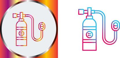 Oxygen Tank Icon Design vector