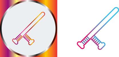 Baton Icon Design vector