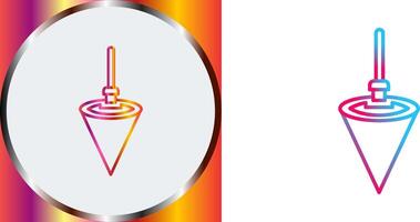 Plumb Bob Icon Design vector