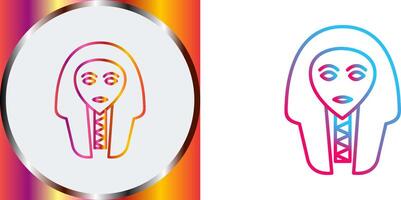 Egyptian Face Icon Design vector