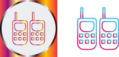 Walkie Talkie Icon Design vector