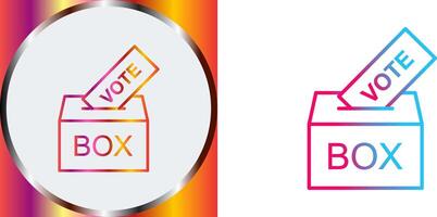 Giing Vote Icon Design vector