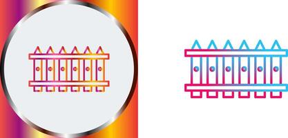 Fence Icon Design vector