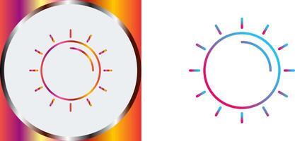 Sun Icon Design vector